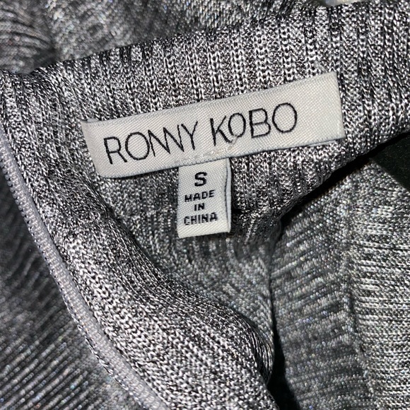 Ronny Kobo Silver Mini Dress - Picture 2 of 5